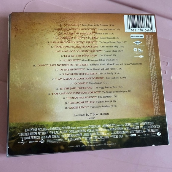 O Brother, Where  Art Thou? | Original Motion Picture Soundtrack | Vintage CD - Picture 3 of 3